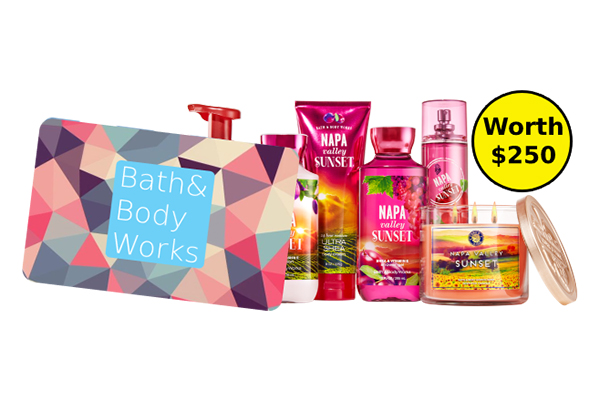 Free Bath & Body Works Set