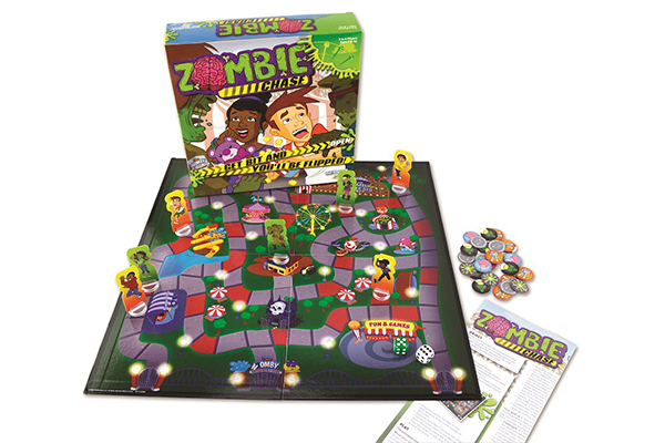 Free Zombie Chase Board Game