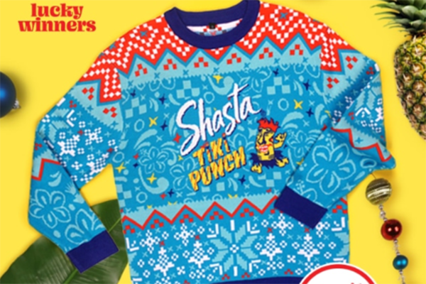 Free Shasta Holiday Sweater