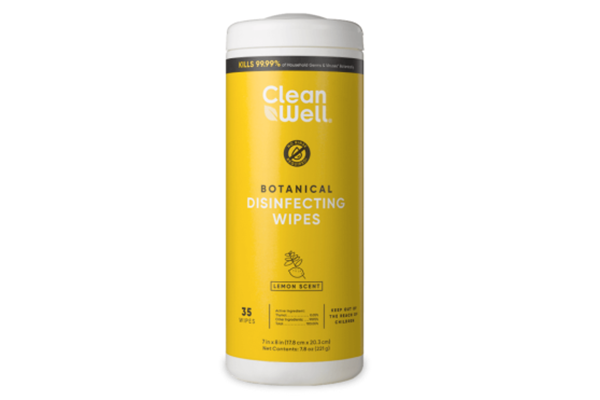 Free CleanWell Disinfecting Wipes