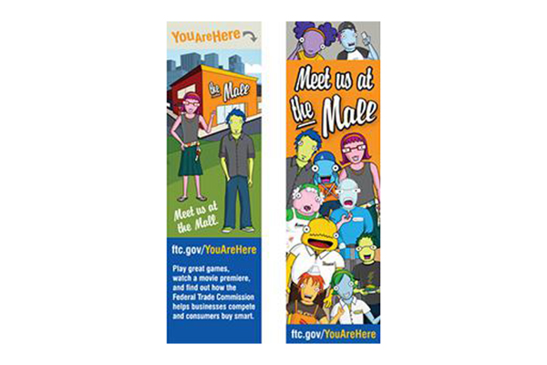 Free You Are Here Bookmark