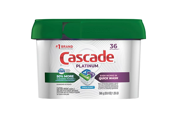 Free Cascade Platinum Dish Detergent