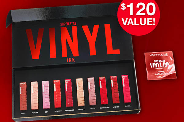 Free Maybelline Lipstick Gift Box