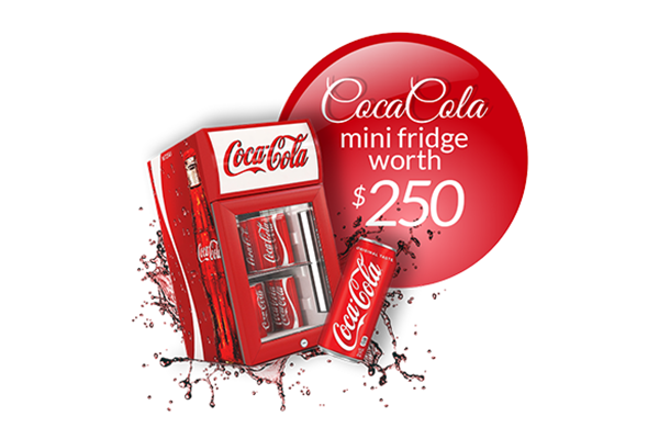 Free Coca Cola Mini Fridge