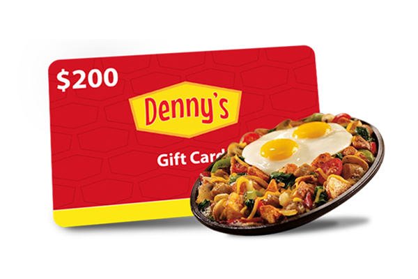 Free $200 Denny’s Gift Card