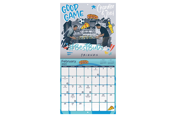 Free Friends Wall Calendar