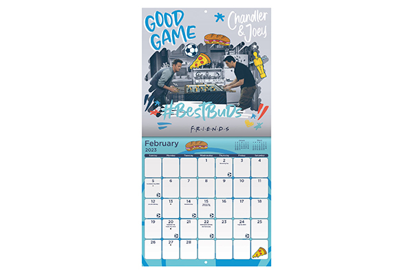 Free 2023 Friends Wall Calendar