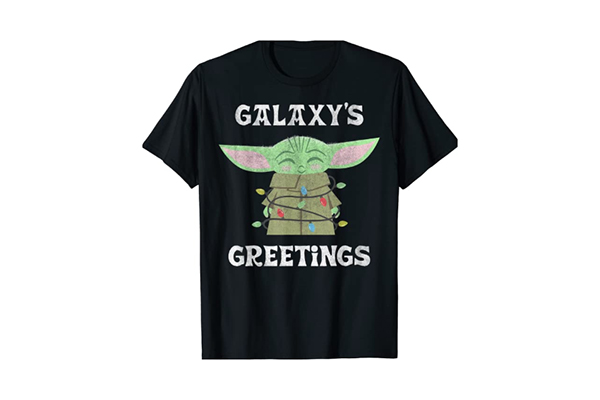 Free Christmas Baby Yoda T-Shirt