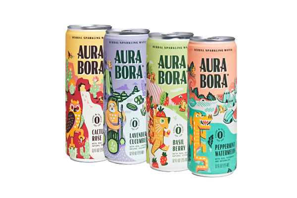 Free Aura Bora Sparkling Water