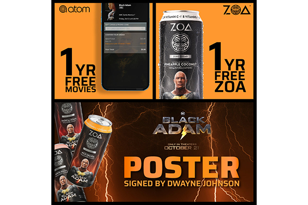 Free Black Adam Signed Poster