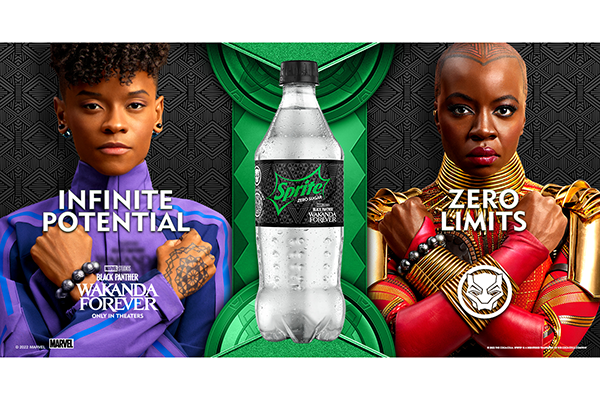 Free Sprite Black Panther Bottle