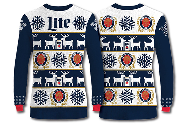 Free Miller Lite Holiday Sweater