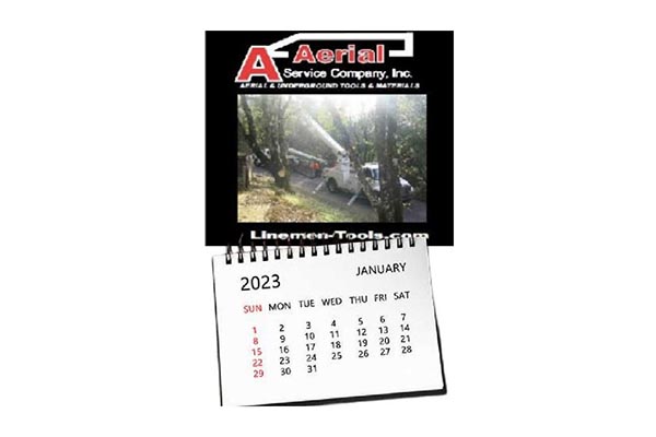 Free A-Aerial 2023 Calendar