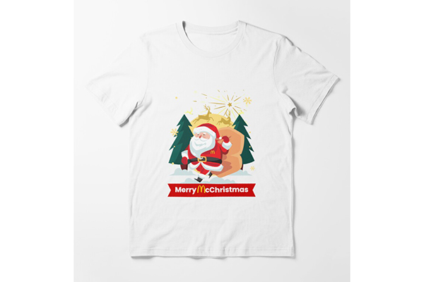 Free McDonald’s Christmas T-Shirt
