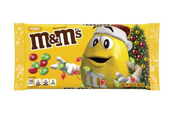 Free M&M’s Holiday Candy Bag