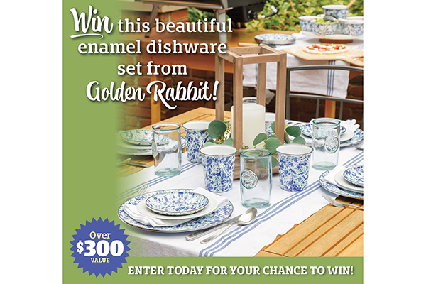 Free Golden Rabbit Dining Set