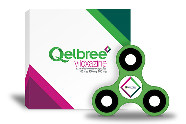 Free Qelbree Fidget Spinner