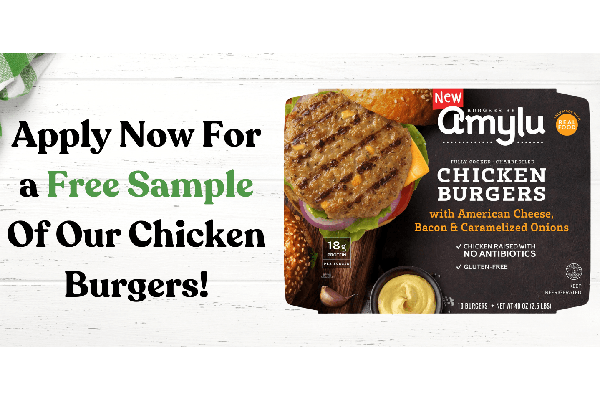 Free Amylu Charbroiled Chicken Burgers