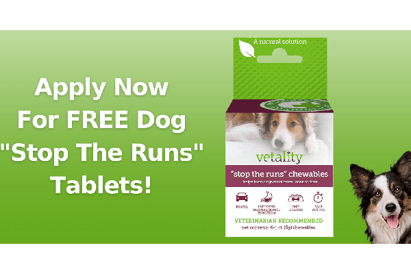 Free Vetality Anti-Diarrhea Chewable Tablets