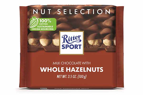 Free Ritter Sport Milk Chocolate with Whole Hazelnuts