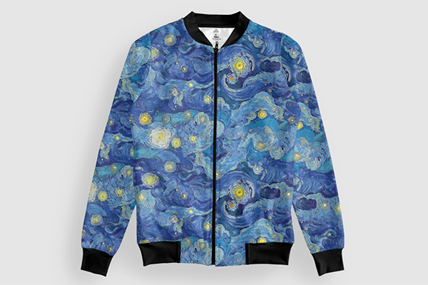 Free Starry Night Bomber Jacket