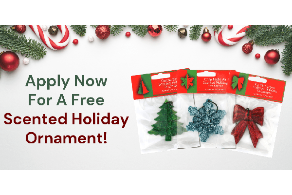 Free Belle Aroma Holiday Scented Ornament