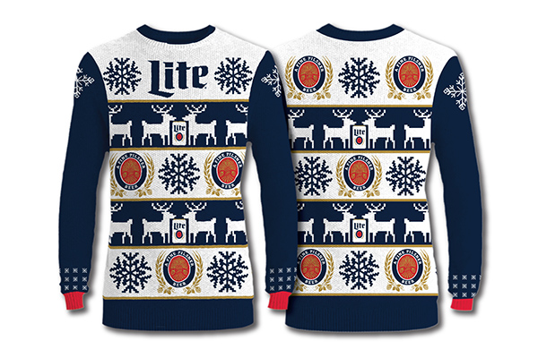 Free Miller Lite Holiday Sweater