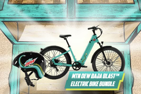 Free MTN DEW® BAJA BLAST™ Electric Bike Bundle