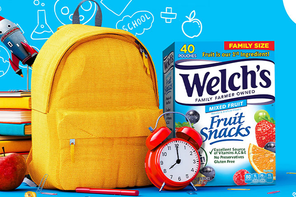 Free Welch’s Fruit Snacks Backpack