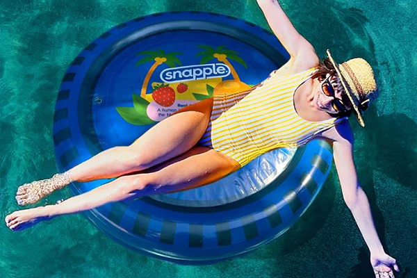 Free Snapple Pool Float