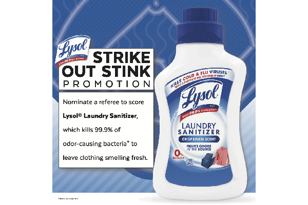 Free Lysol Laundry Sanitizer