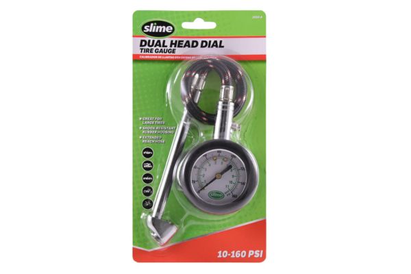 FREE Slime Dual Head Tire Gauge From Grizzly