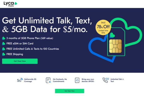 Get Unlimited Talk & Text for Just $5/Month!