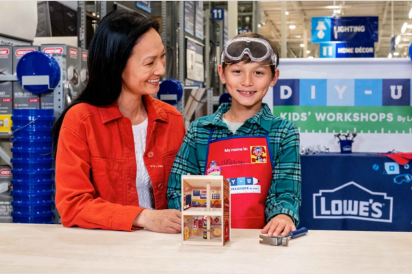 Free Play Firehouse at Lowe’s Kids Workshop