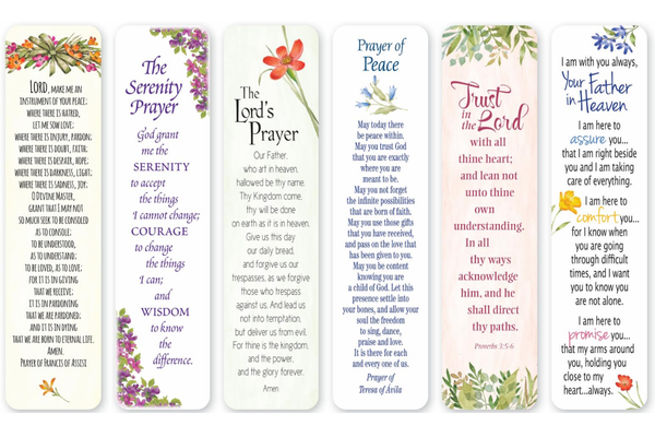 Get Free Prayer Bookmarks—In English or Spanish!