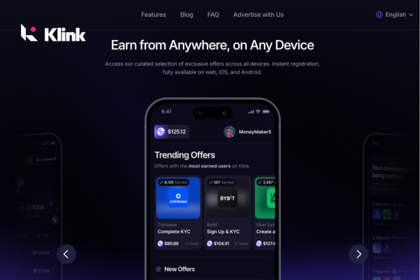 Unlock Daily Cash Rewards with Klink—Start Earning Now!
